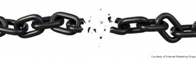 Webmasters don't have to let their sites be pulled down by bad links.