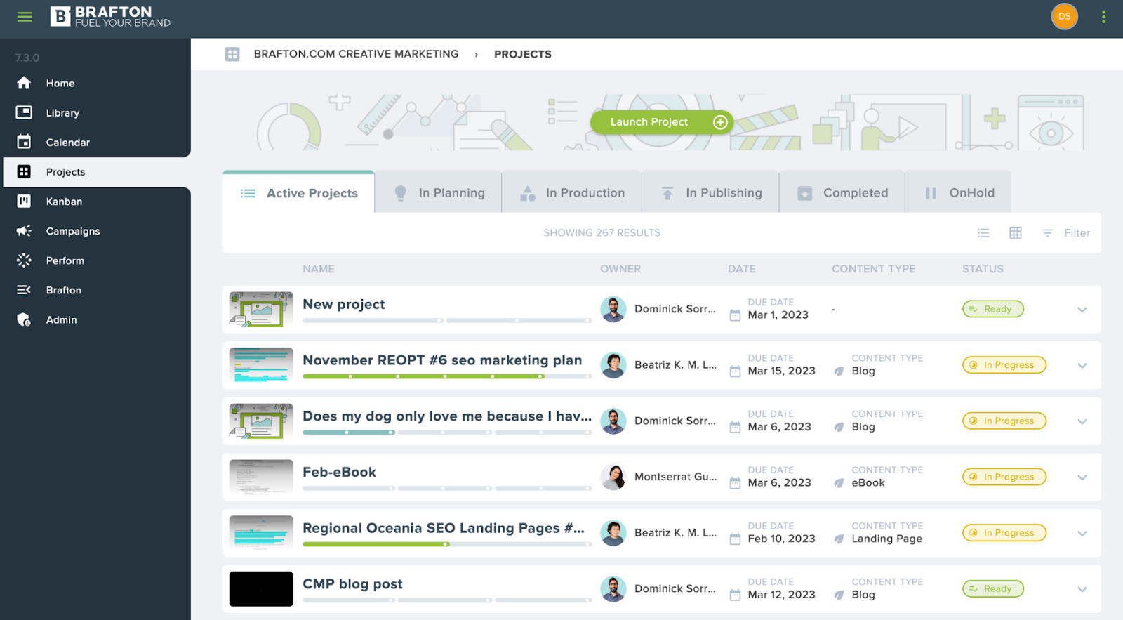 business seo platform screenshot