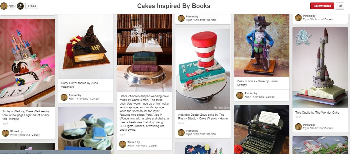 cakes inspired by books