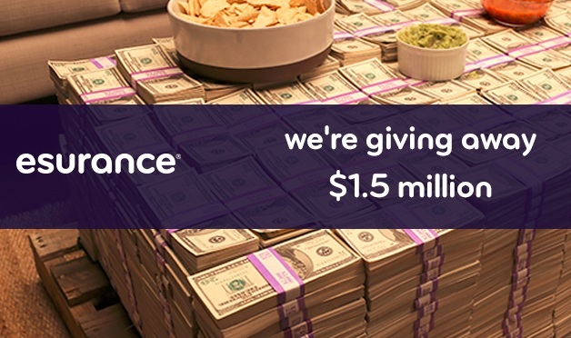 esurance giveaway contest super bowl money