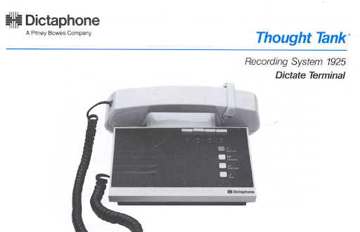 evolution of handheld technology dictaphone