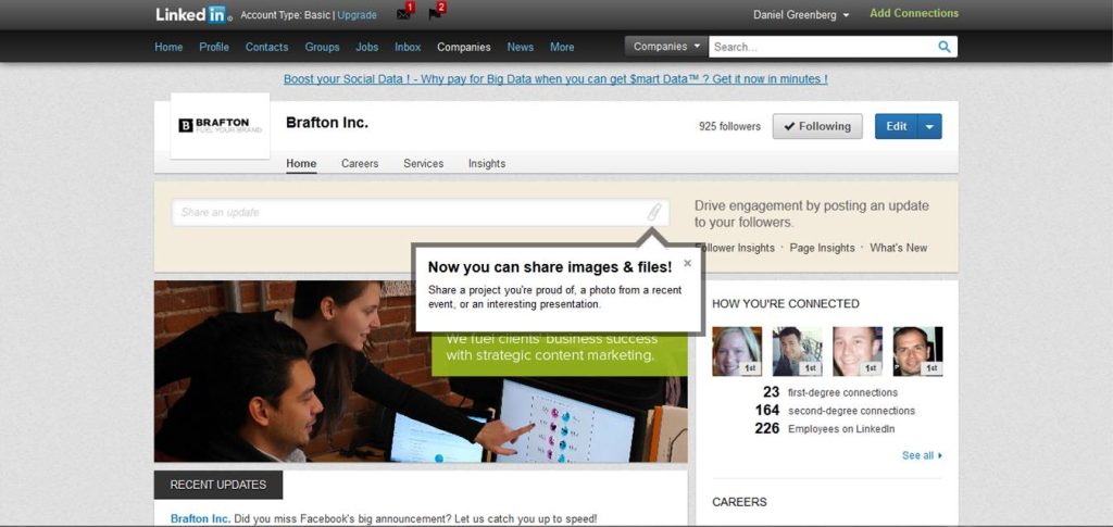 LinkedIn now lets brands share more types of custom content | Brafton