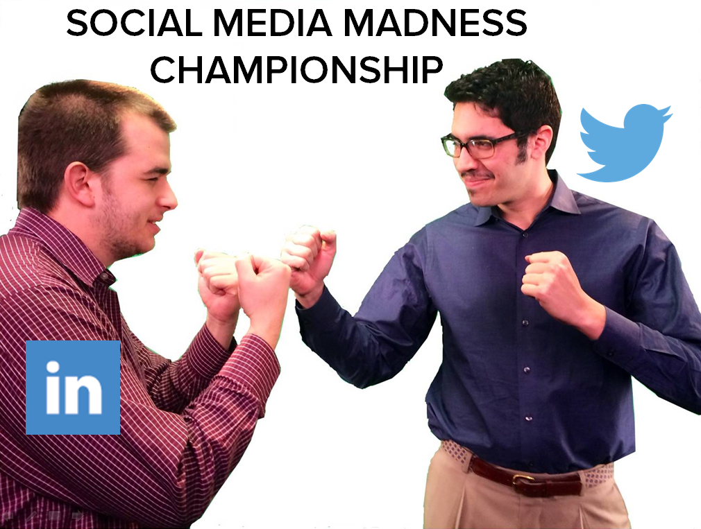 Max and Bob duked it out for the Social Media Madness championship in March.