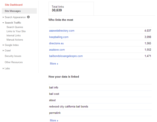 Webmasters can look at Google Webmaster Tools reports to find bad link providers.