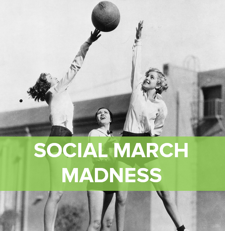 Brafton's Social March Madness campaign allows users to vote for their favorite networks.