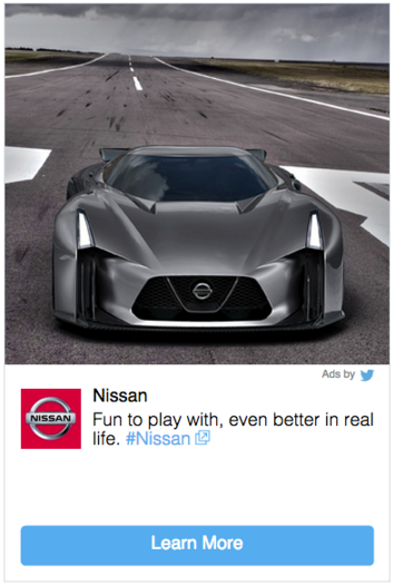 An example of Twitter's embedded promoted posts on affiliate sites, like Flipboard and Yahoo.