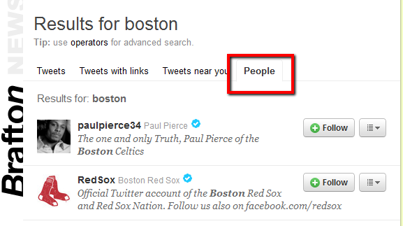 Who to Follow.