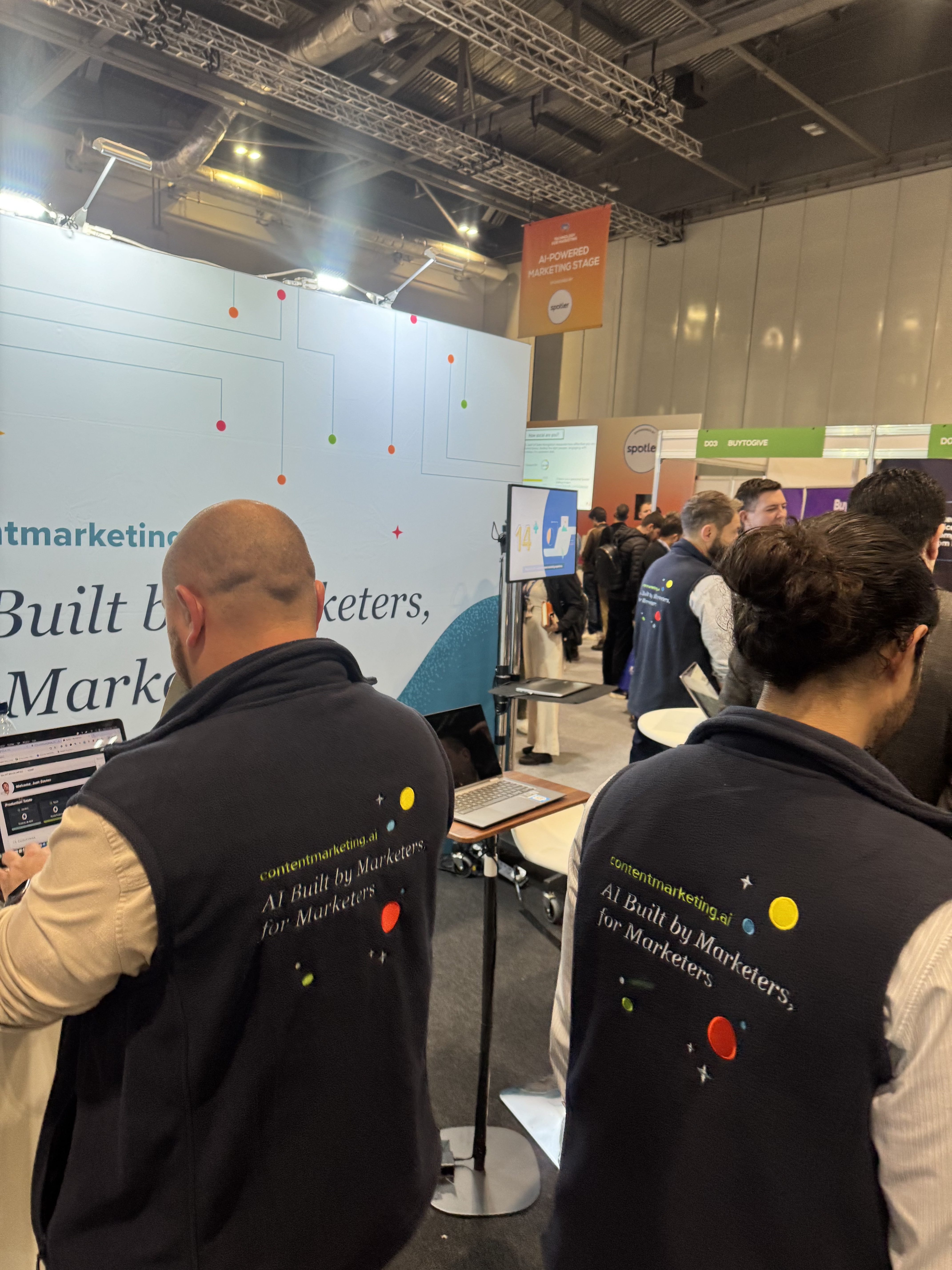 Booth event AI for marketers